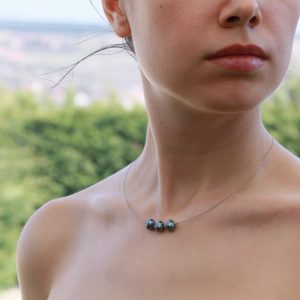 True pearl jewelry, minimalist feminine necklace